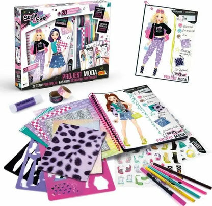 Projekt moda zestaw portfolio