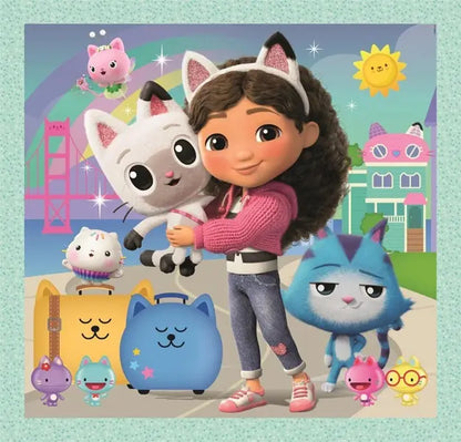 Puzzle 3x48 SuperKolor Koci Domek Gabi