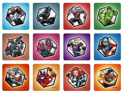 Puzzle 2w1 + memos bohaterowie w akcji: avengers