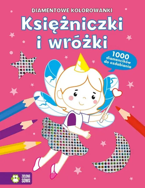 Diamentowe kolorowanki - Księżniczki i wróżki