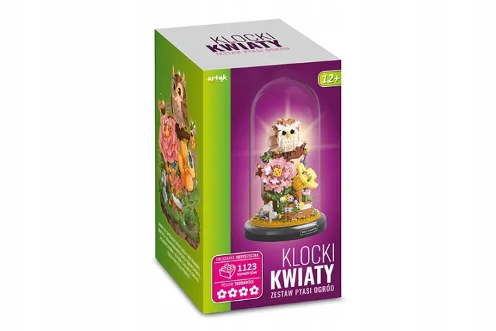 Klocki pod kopułką - sowa