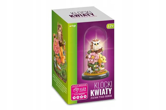 Klocki pod kopułką - sowa