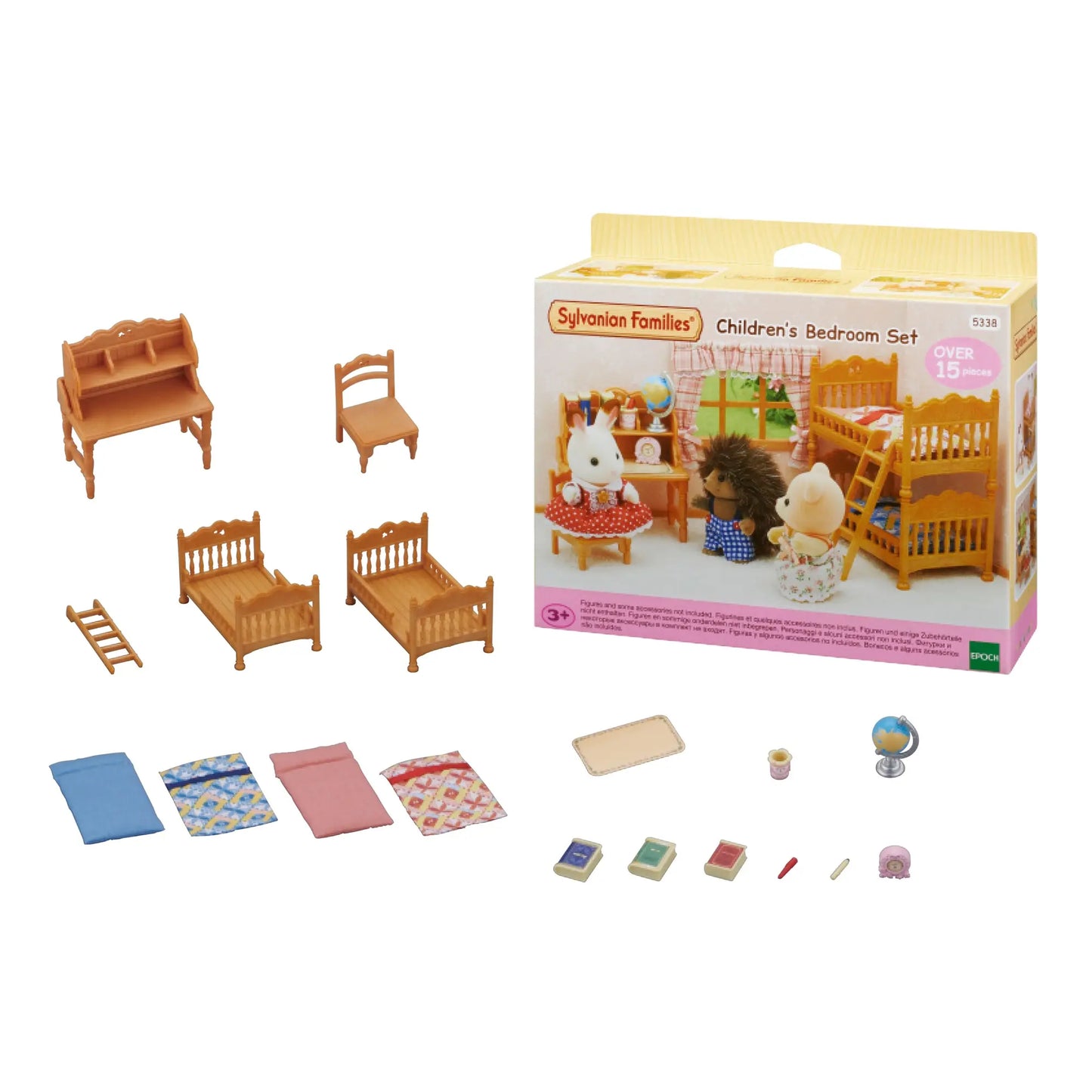 SYLVANIAN Wiejski pokój dziecięcy z łóżkiem piętrowym
