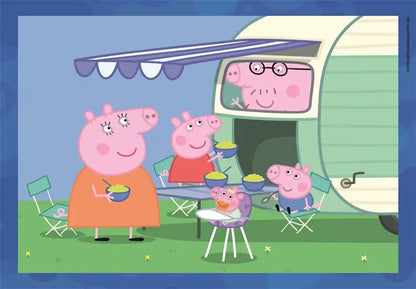 Puzzle 4w1 SuperKolor Świnka Peppa