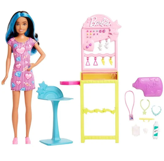 Barbie skipper lalka zestaw pierwsza praca przekłuwanie uszu