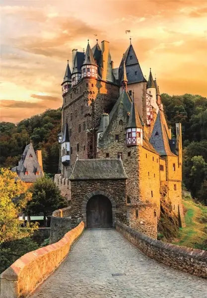 Puzzle 1000 Compact Golden Hour Attz Castle