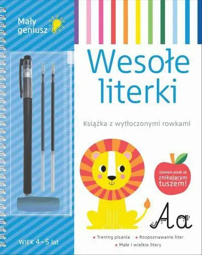 Książeczka - Mały geniusz, Wesołe literki