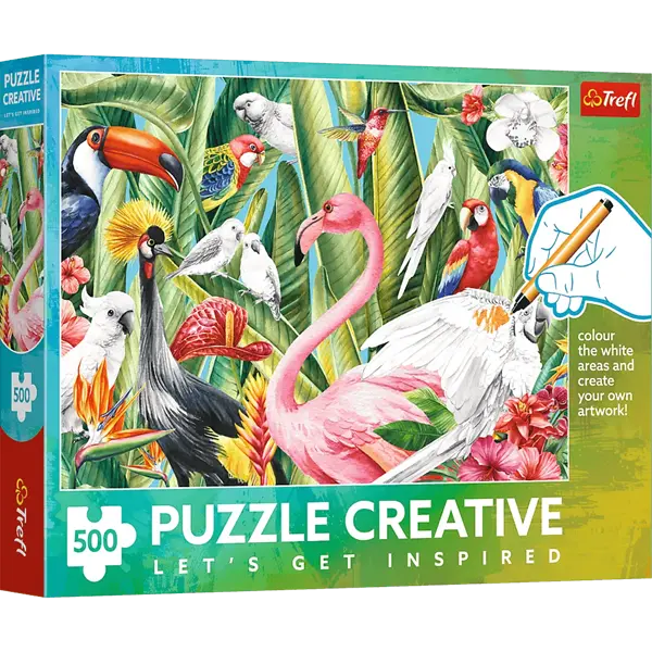 Puzzle 500 el. Creative - Rajskie Ptaki