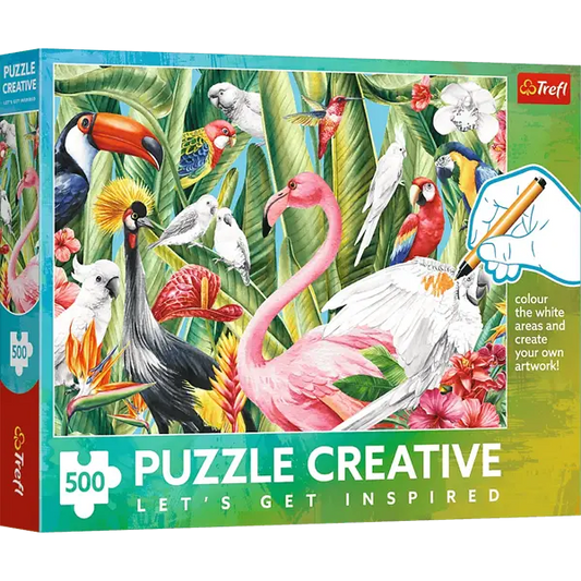 Puzzle 500 el. Creative - Rajskie Ptaki