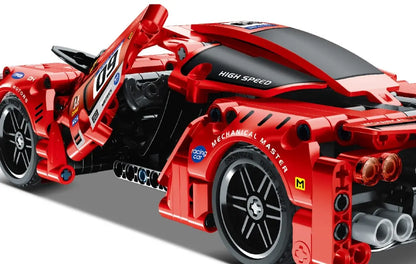 Immaster klocki super auto czerwone 437 elementów