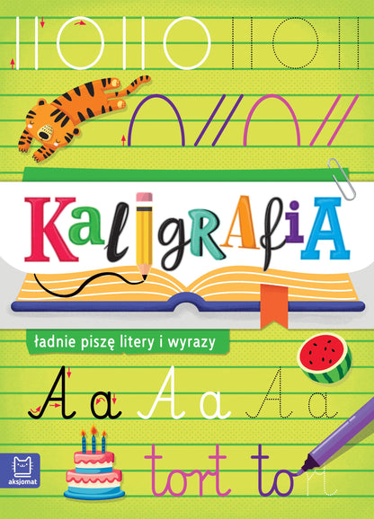 Kaligrafia ładnie piszę litery i wyrazy