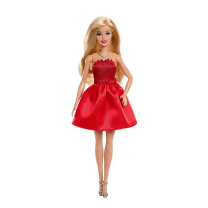 Barbie lalka 80 - lecie Rubinowa suknia