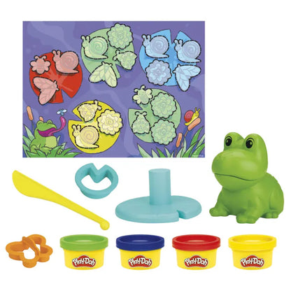 Play-doh starters żaba i nauka kolorów