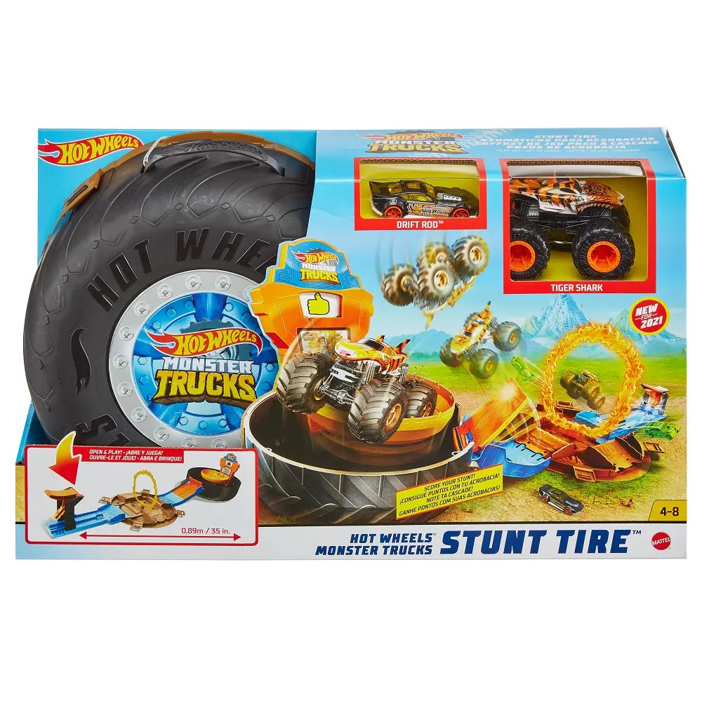 Hot wheels monster truck opona kaskaderska arena