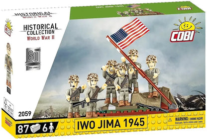 Historical Collection World War II, Raising The Flag On Iwo Jima 1945r