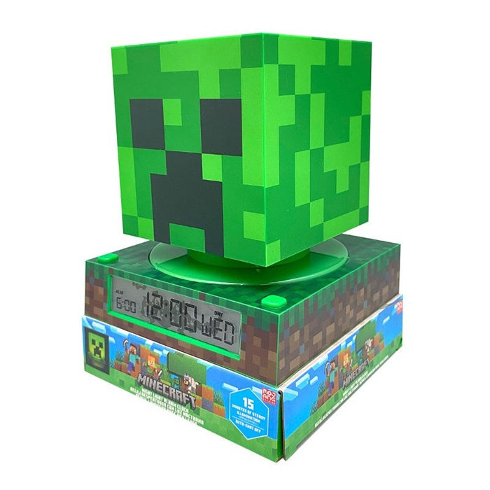 Minecraft - Lampka 3D z budzikiem