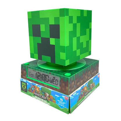 Minecraft - Lampka 3D z budzikiem