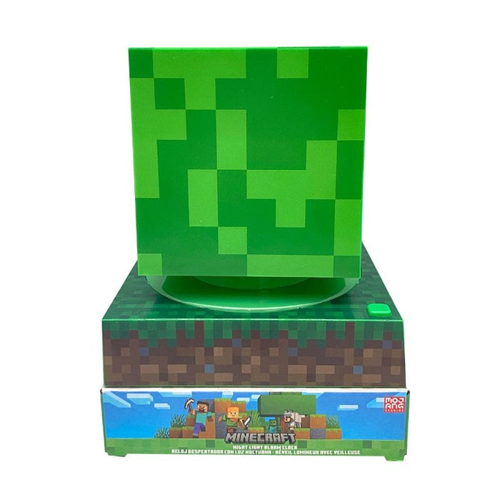 Minecraft - Lampka 3D z budzikiem