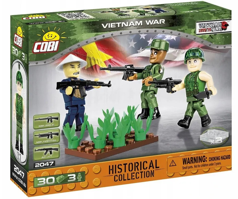 COBI HC WWII Vietnam War 30 klocków + 3 figurki 2047