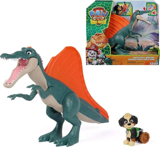 Psi Patrol Dino film, figurka Rexa i Spinozaur