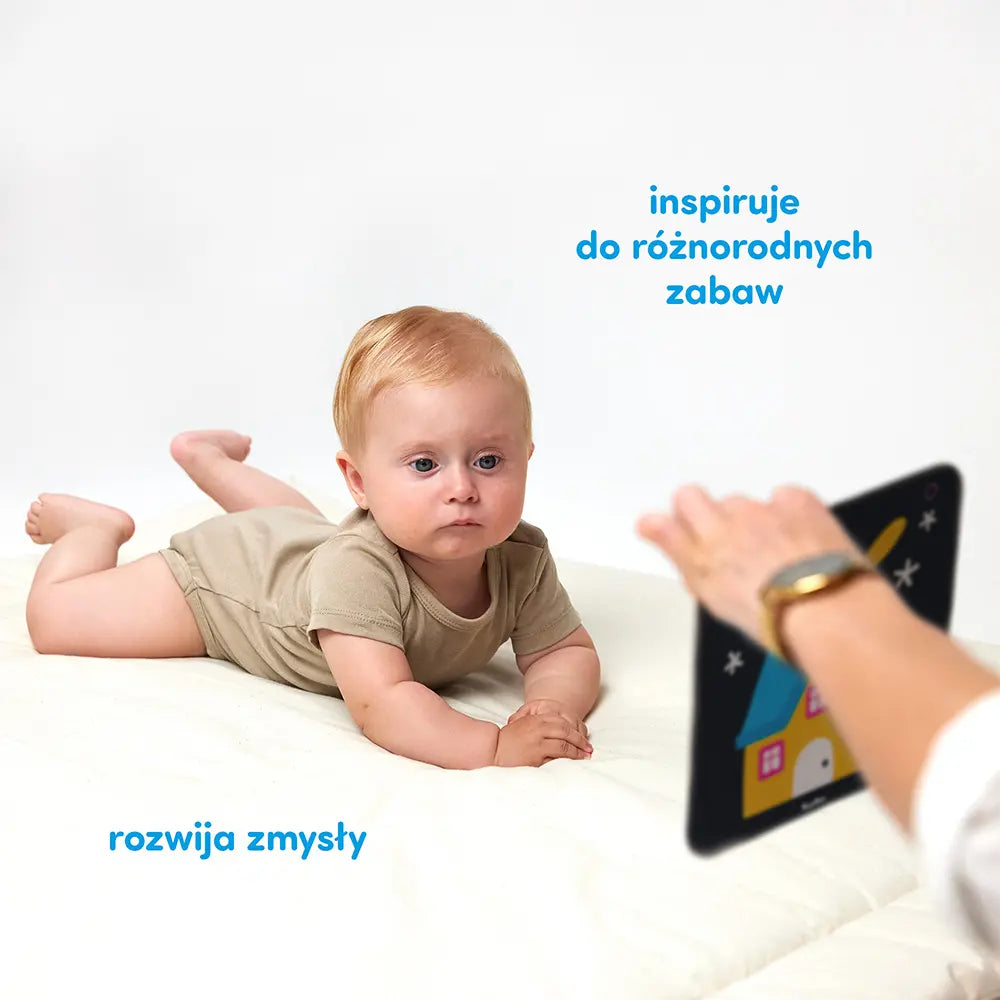 CzuCzu Duże karty kontrastowe dla dzieci w wieku 6-9 mies.+