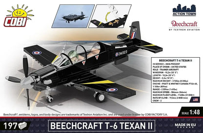 Klocki samoloty cywilne beechcraft t-6 197 elementy