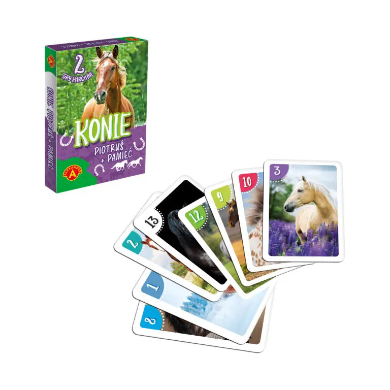 Karty piotruś + pamięć konie