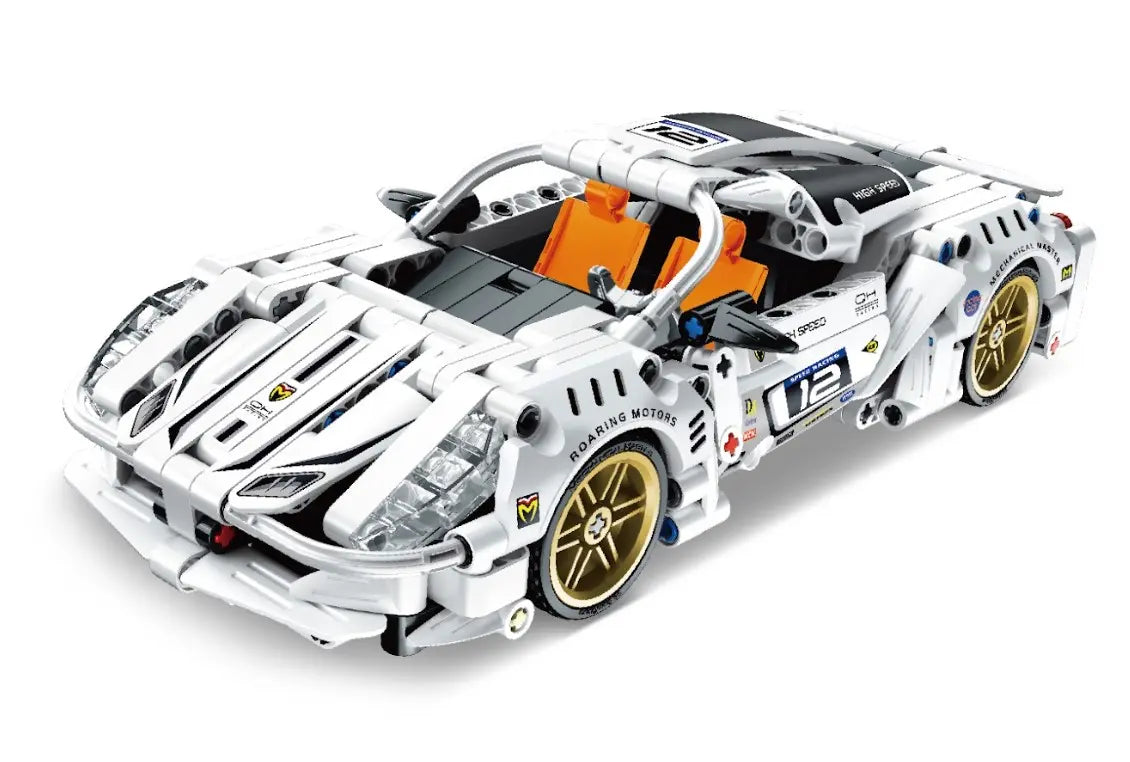 Immaster klocki super auto białe 437 elementy