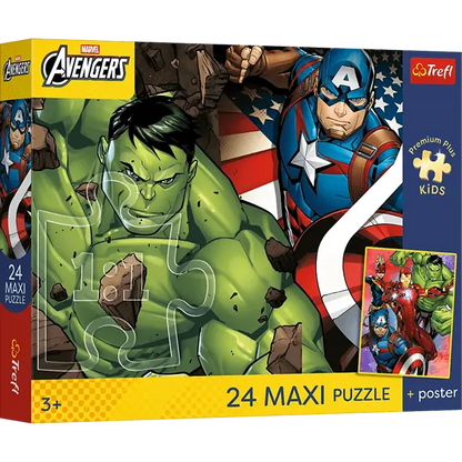 PUZZLE MAXI 24 PremPlus Kids Boh..jak ze snu 14385