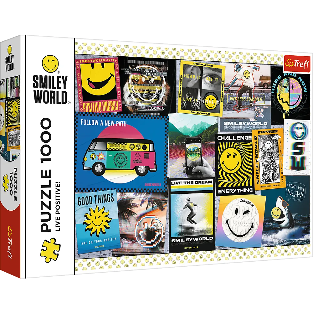 Puzzle 1000 Żyj pozytywnie!