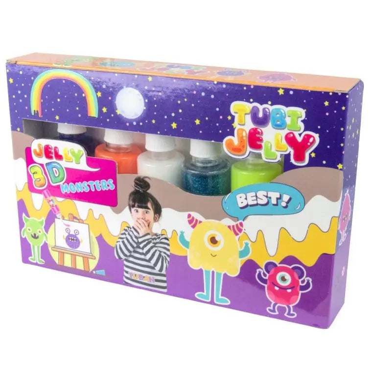 Zestaw tubi jelly 6 kolorów potworki