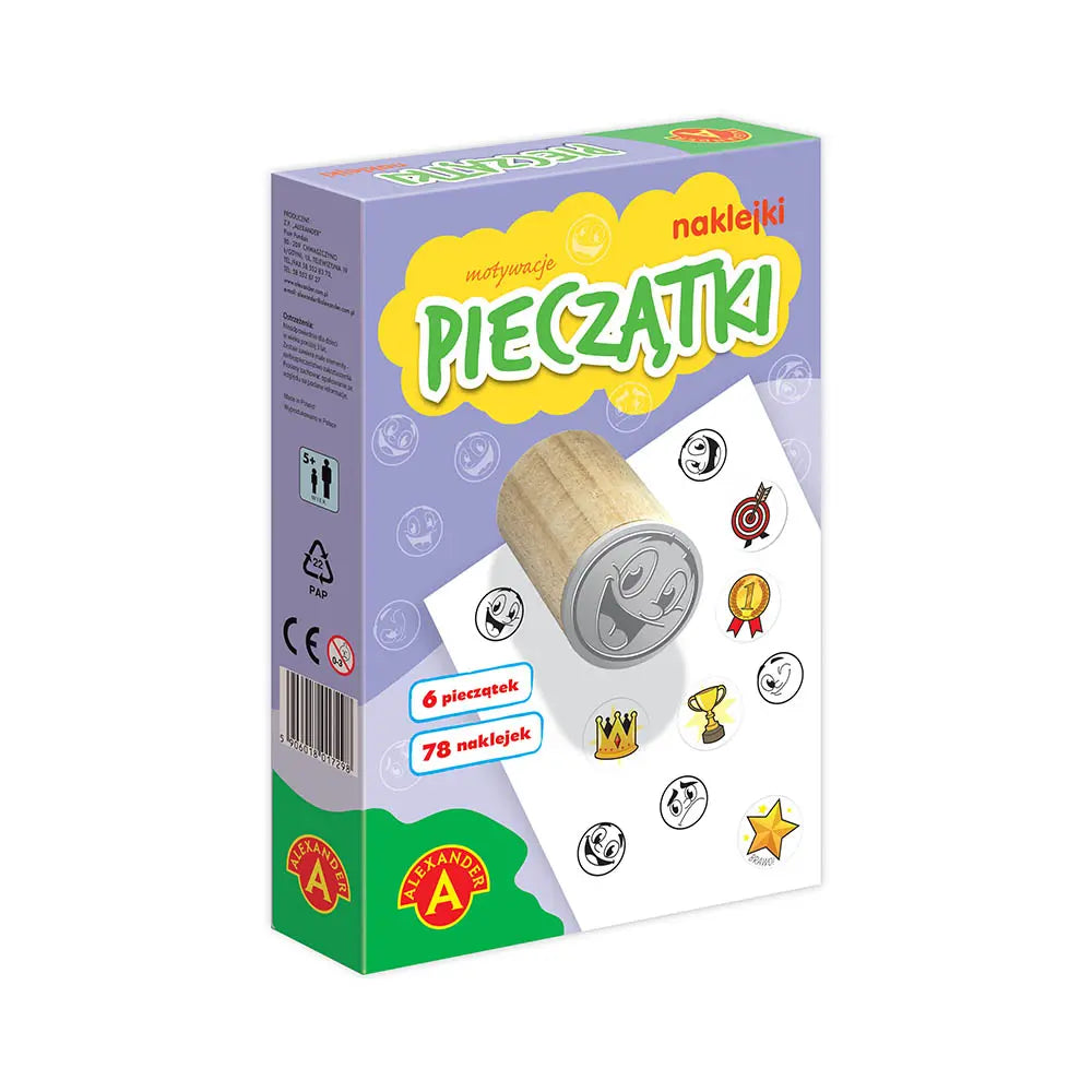 Małe pieczątki i naklejki motywacyjne 18516