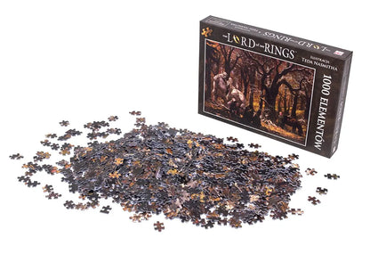 Puzzle 1000 elementów władca pierścieni: pieśń wśród trollowych wzgórz