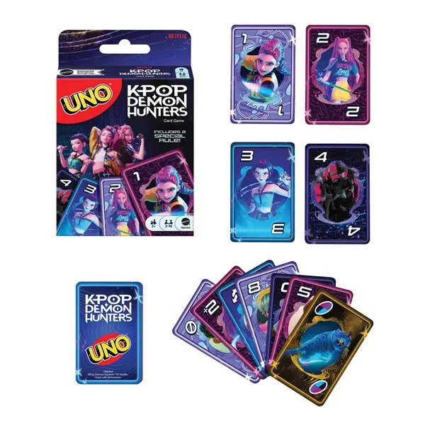 Uno gra w karty K-POP Demon Hunters