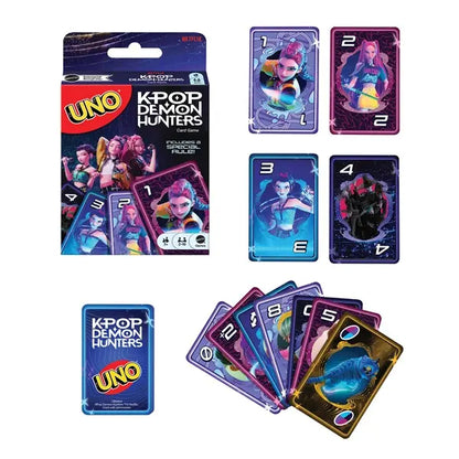 Uno gra w karty K-POP Demon Hunters