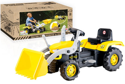 WADER Traktor koparka na pedały w kartonie DL8051  DL8051