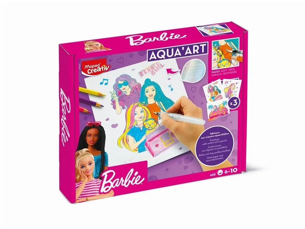 Maped creativ aqua art obrazy akwarelowe barbie