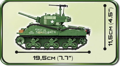 COBI HC WWII Sherman M4AE2 Jumbo 2fig.720kl 2550