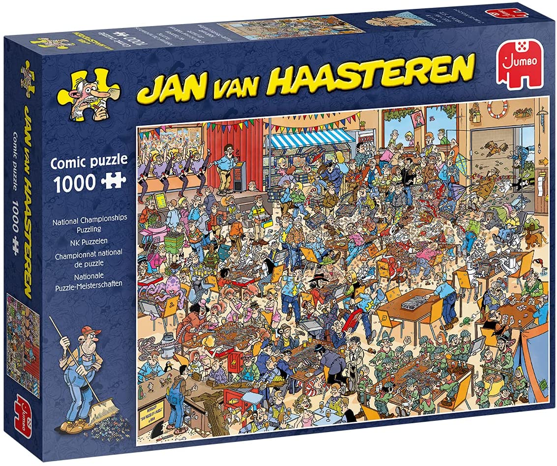 Jumbo puzzle 1000 mistrzostwa w układaniu puzzli