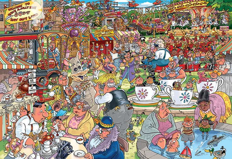 Puzzle 1000 Wasgij destiny - Park rozrywki  25005