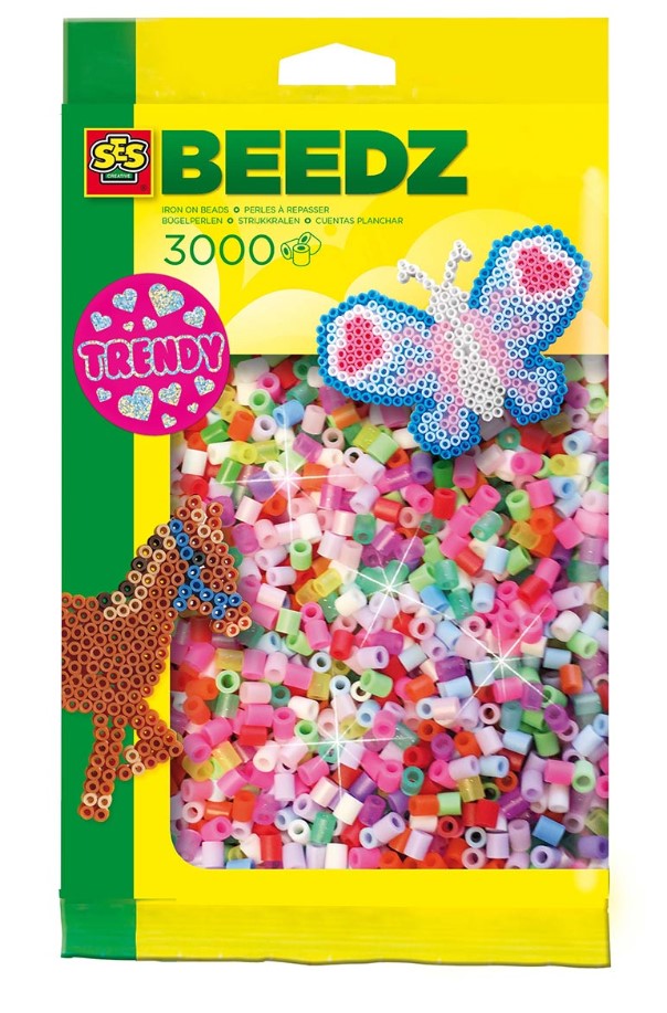 SES Koraliki do prasow.3000szt dziewcz.00777