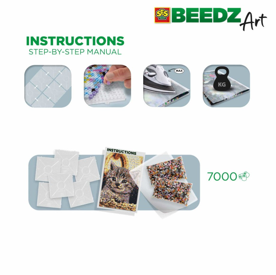 SES BeedzArt koraliki Kot 7000szt 06006 60060