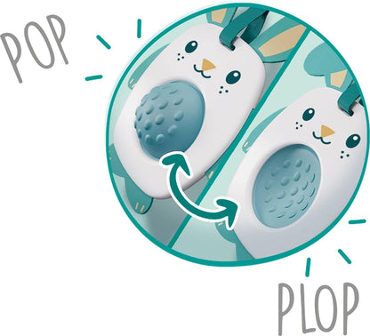 Gryzak dla niemowląt króliczek pop it