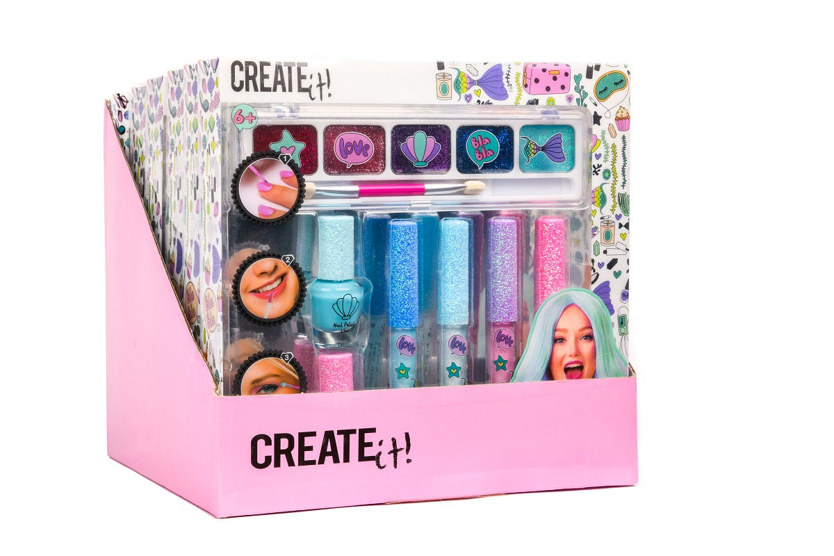 Create it! make-up zestaw brokat