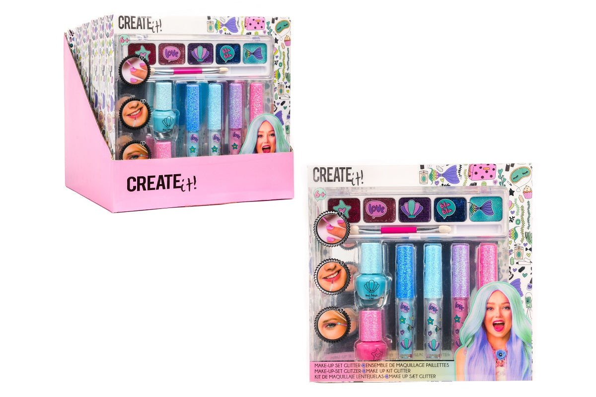 Create it! make-up zestaw brokat