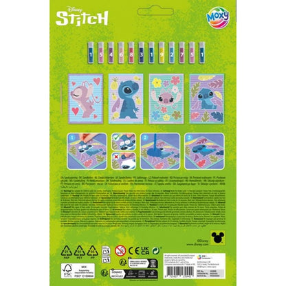 CCG piaskowa malow Stitch 4kart+12tub 163000 70442
