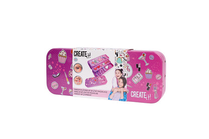 Create it! zestaw do makijażu w metalowym etui