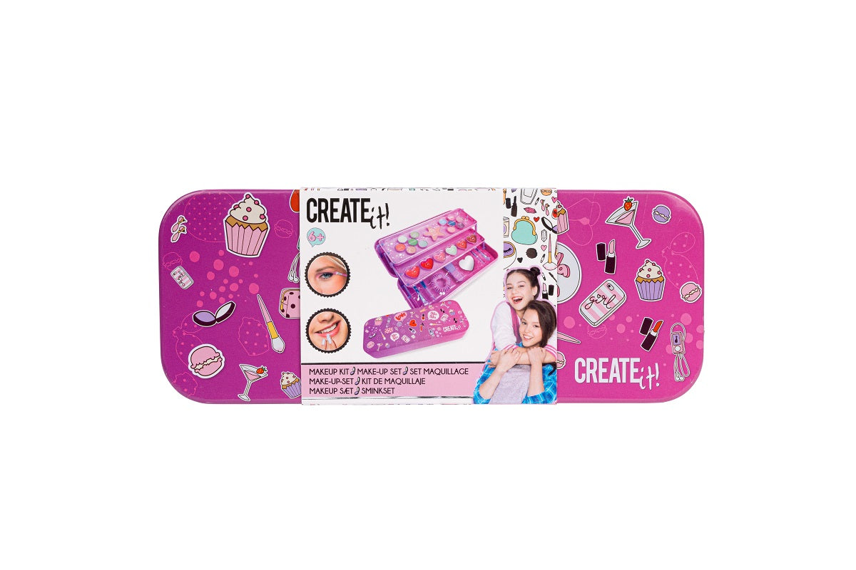 Create it! zestaw do makijażu w metalowym etui