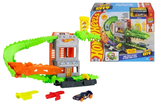 Hot Wheels Krokodyl - atak na pizzerię zestaw