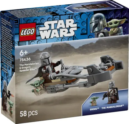 Lego Star Wars - Śmigacz Mandalorianina i Grogu